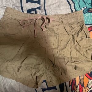 Project indigo linen shorts